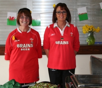 Campus catering St David's Day 2014